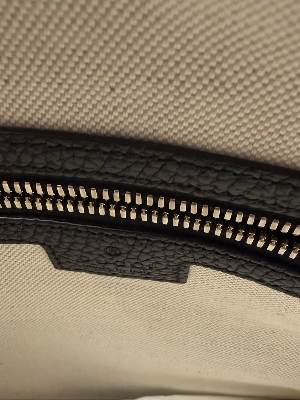 Gucci Black Embossed GG Leather Briefcase with Detachable Strap